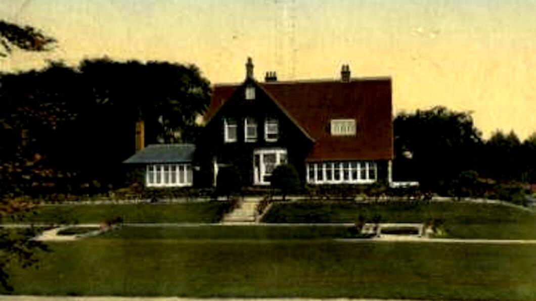 Villa Rozenhof op ansichtkaart