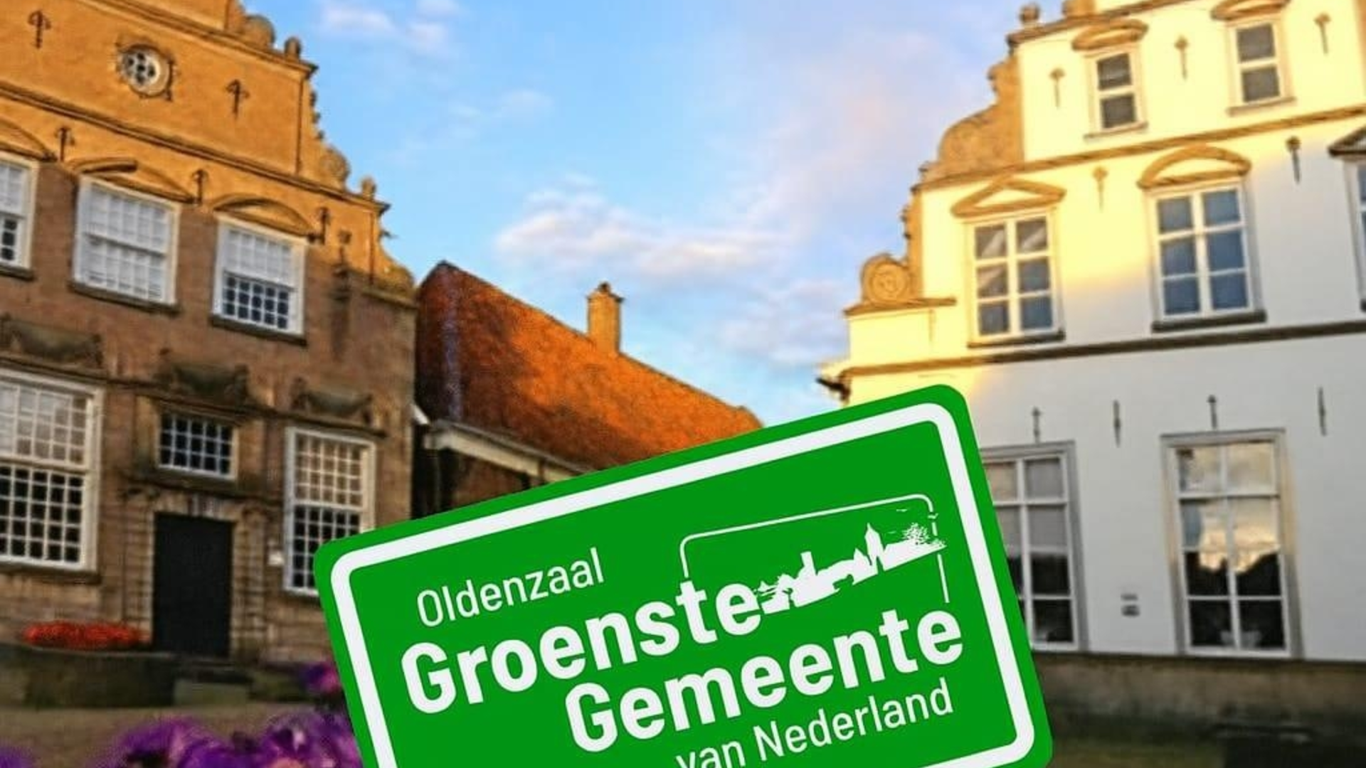 bord met de Groenste gemeente van Nederland