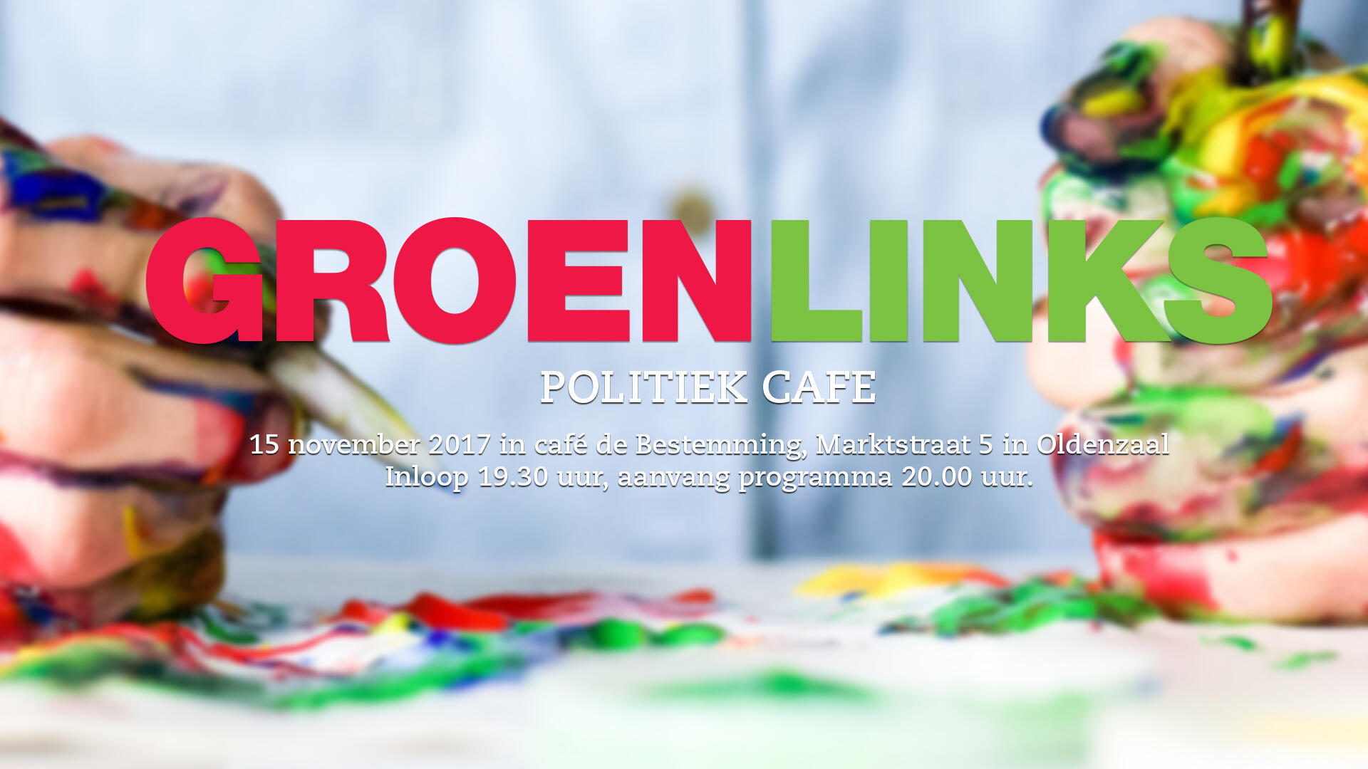 Politiek café - denk en praat mee met GroenLinks Oldenzaal